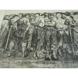 KÄTHE KOLLWITZ The Prisoners Woman With a Child In Lap Print 52397 Kaethe